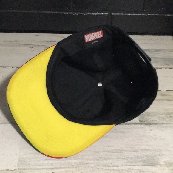 Marvel Wacanda Black Panther multi-colored w/black adjustable back ball cap - Picture 5 of 8